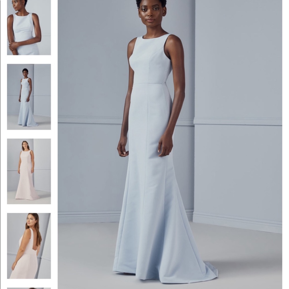 Amsale Eugenia dress ice